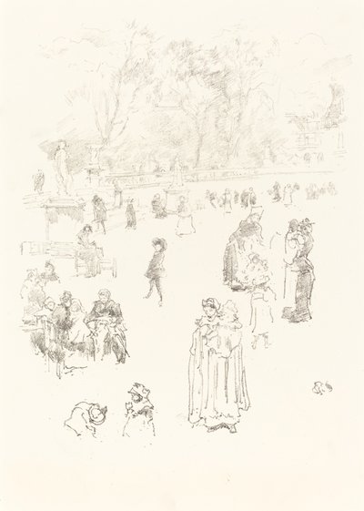 Kindermeisjes: "Les Bonnes du Luxembourg" door James Abbott McNeill Whistler