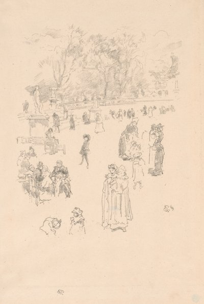 Kindermeisjes: "Les Bonnes du Luxembourg" door James Abbott McNeill Whistler