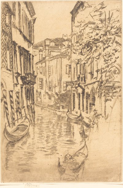 Rustig Kanaal door James Abbott McNeill Whistler
