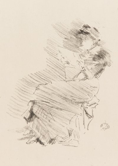 Lezen door James Abbott McNeill Whistler