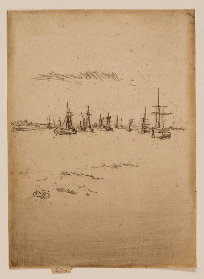 Terug naar Tilbury door James McNeill Whistler