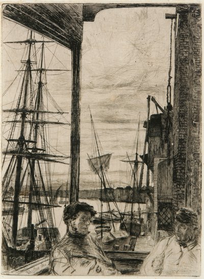 Rotherhithe door James Abbott McNeill Whistler