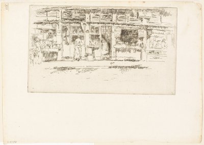 Rue de la Rochefoucault door James Abbott McNeill Whistler