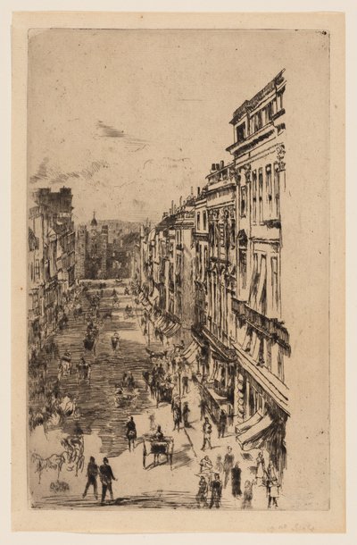 St. Jamesstraat door James McNeill Whistler