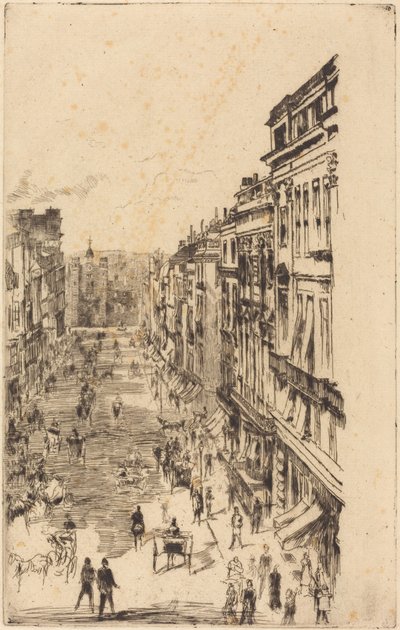 St James's Street door James McNeill Whistler