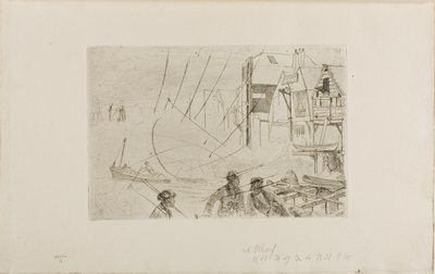 Scheepswerf Stevens door James McNeill Whistler