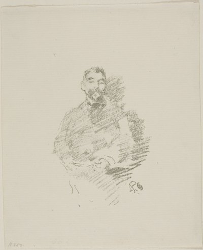 Stéphane Mallarmé door James Abbott McNeill Whistler