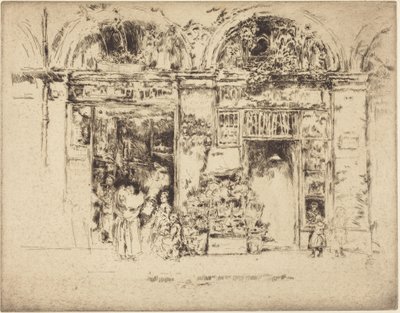 Zonnebloemen, Rue des Beaux-Arts door James McNeill Whistler