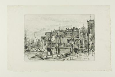 Thames Politie door James Abbott McNeill Whistler