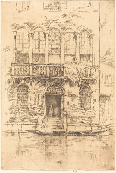 Het Balkon door James Abbott McNeill Whistler