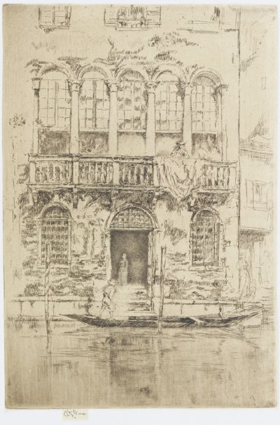 Het Balkon door James Abbott McNeill Whistler