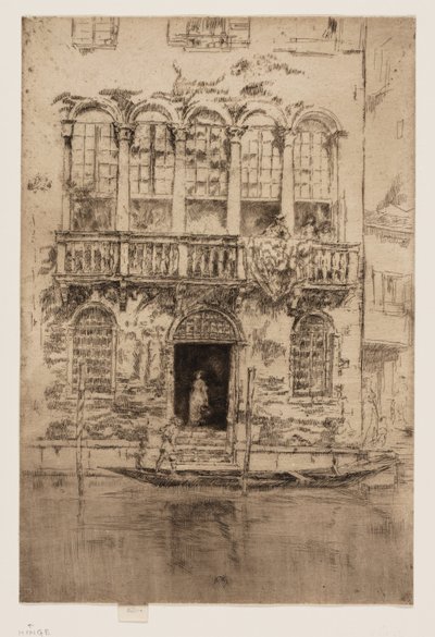 Het balkon door James Abbott McNeill Whistler