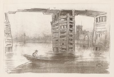 De brede brug door James Abbott McNeill Whistler
