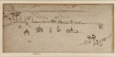 Het bokkende paard, Wilde Westen door James Abbott McNeill Whistler