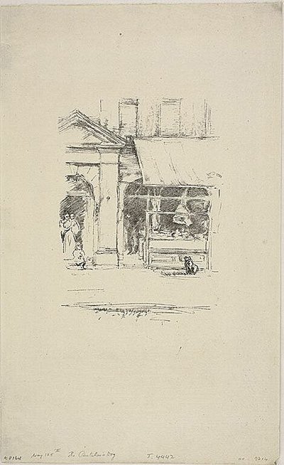 De hond van de slager door James McNeill Whistler