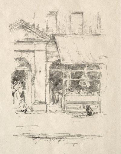 De hond van de slager door James McNeill Whistler