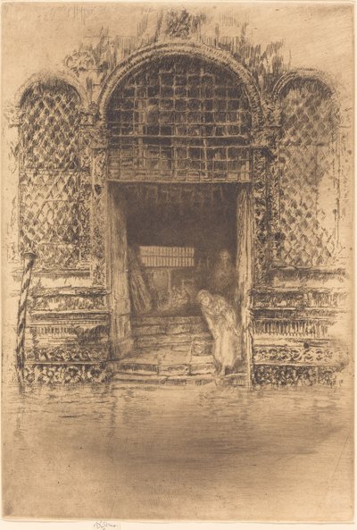 De Deur door James Abbott McNeill Whistler