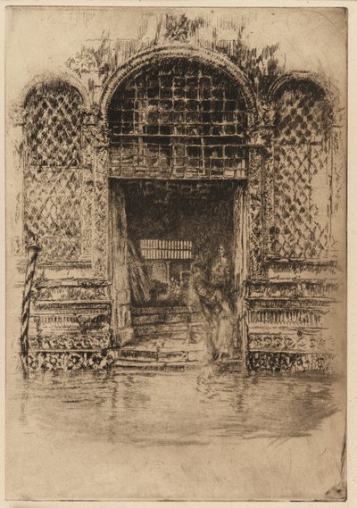 De Deur door James Abbott McNeill Whistler