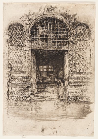 De Deurpost door James Abbott McNeill Whistler