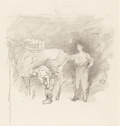 De hoefsmeden door James Abbott McNeill Whistler