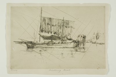 De vissersboot door James Abbott McNeill Whistler