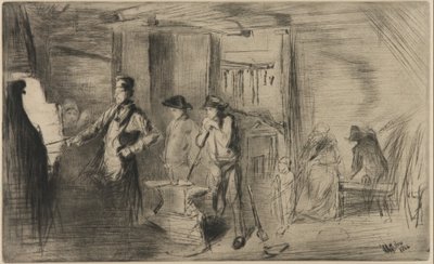 De Smidse door James Abbott McNeill Whistler