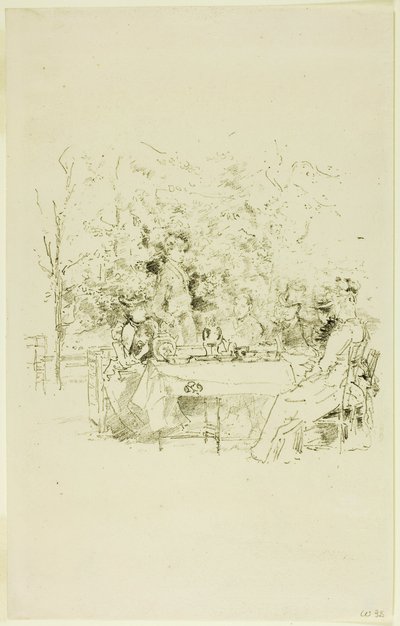 De Tuin door James Abbott McNeill Whistler