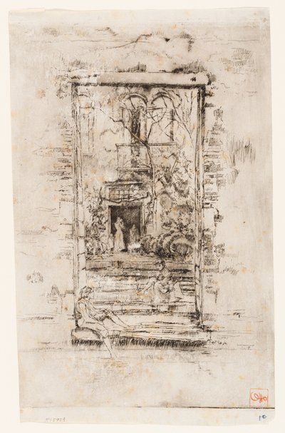 De Tuin door James Abbott McNeill Whistler