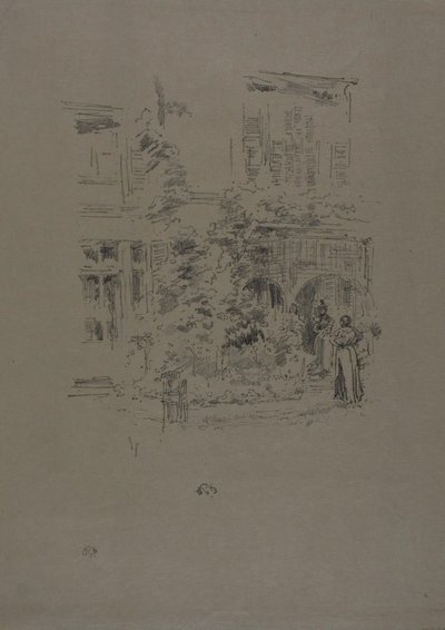 De Tuinveranda door James Abbott McNeill Whistler