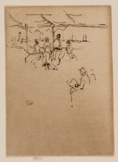 De Aanlegsteiger, Cowes door James Abbott McNeill Whistler