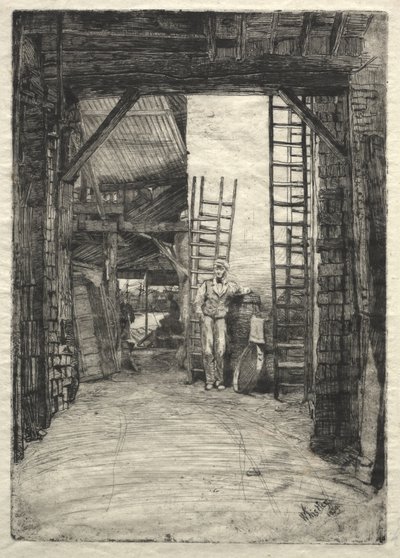 De kalkbrander door James McNeill Whistler