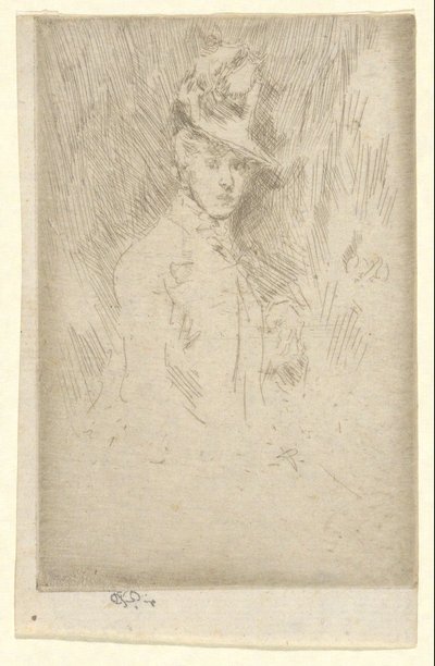 Het Kleine Hoedje door James Abbott McNeill Whistler