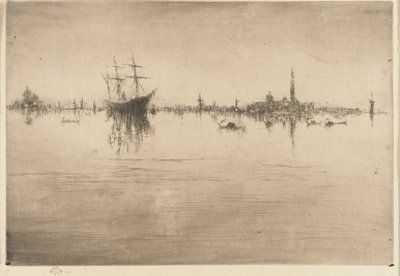 De kleine mast door James Abbott McNeill Whistler