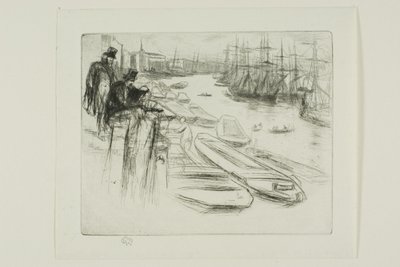 Het kleine zwembad door James Abbott McNeill Whistler