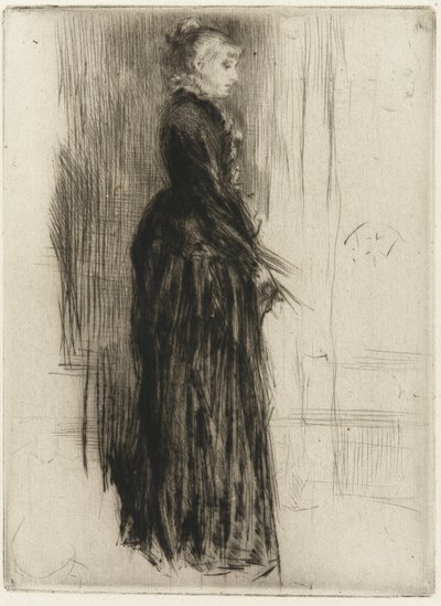De Kleine Fluwelen Jurk door James Abbott McNeill Whistler