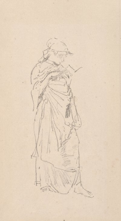 De roman - lezend meisje door James McNeill Whistler