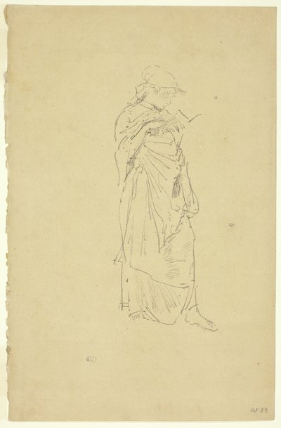 De roman: meisje dat leest door James Abbott McNeill Whistler