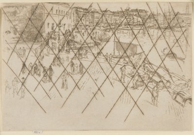 De Riva door James Abbott McNeill Whistler