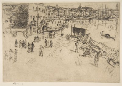De Riva, nr. 1 door James McNeill Whistler