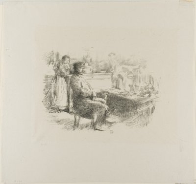 De schoenmaker door James Abbott McNeill Whistler