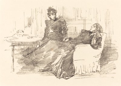 De zusters door James Abbott McNeill Whistler