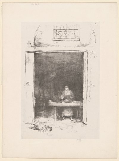De smid, Passage du Dragon door James Abbott McNeill Whistler