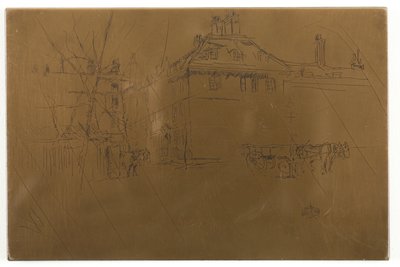 De Tempel door James Abbott McNeill Whistler