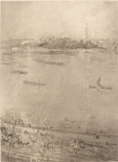 De Theems door James Abbott McNeill Whistler