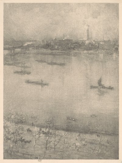 De Theems door James Abbott McNeill Whistler