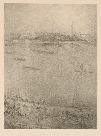 De Theems door James McNeill Whistler