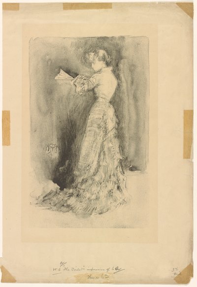 Het toilet door James Abbott McNeill Whistler