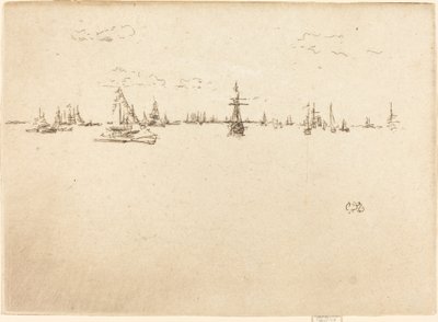 Het Torenschip door James Abbott McNeill Whistler