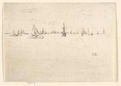 Het torenschip, uit de Jubileum Set door James Abbott McNeill Whistler