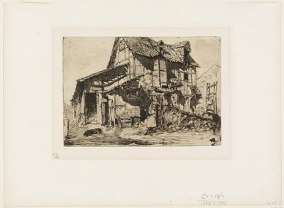 Het onveilige huurhuis door James Abbott McNeill Whistler